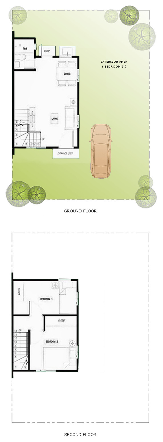 Alli Floor Plan House and Lot in Cavite