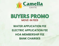 Promo for Camella Cavite.